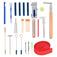 Kit D'Accordage de Piano Professionnel 36 Pièces, Kit D'Accordage de Piano Comprenant une Clé D'Accordage de Piano et un Ensemble D'Outils de Levier