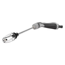 Garden Hose Nozzle Long Extension Rod Water Sprayer with Rubber Covered Handle Household Tool