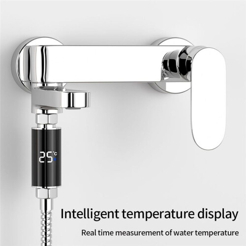 Digital Badrum Varm Duschkranar Termometer LED-Display Vattenkraft El Duschtermometer Bad Hem 2