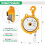 Spring Balancer, 2-7lbs(1-3kg) Retractable Balancer,Retractable Spring Tool Hanging Holding Equipment 6