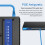 Multifunctional Network  Tester Telephone  Tester Side  Tool  Tester Continuity Check RJ45 R9 4