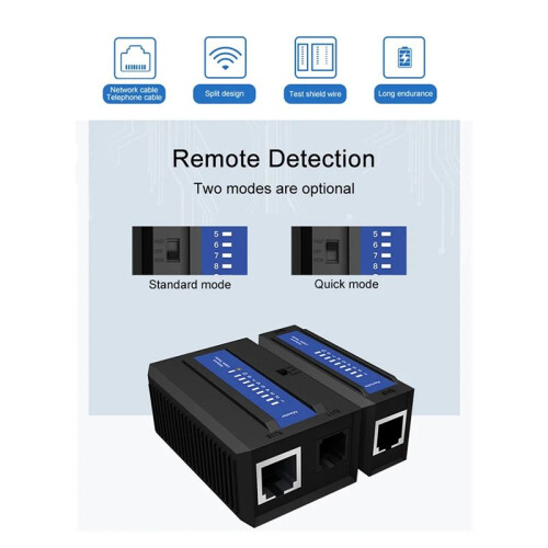 Multifunctional Network  Tester Telephone  Tester Side  Tool  Tester Continuity Check RJ45 R9 2