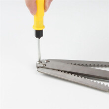 G92F Folding Weed for Aquatic Plants Cutter Stainless Steel Removing Plants Serrated Fishing Grass Cutter