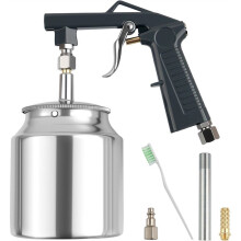1/4In NPS Inlet Undercoating SprayGun,Fluid Film SprayGun with Fluid Canister for Spraying Rubberized Undercoat&Coatings