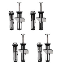 Toilet Fastener Bolt Kit,Toilet Locking Bolt,Universal Toilet Lid Hinges Bolts Toilet Fittings M5-50