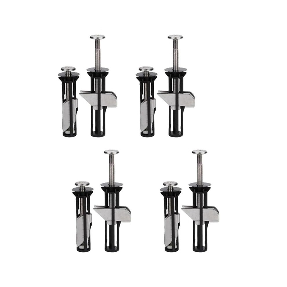 Toilet Fastener Bolt Kit,Toilet Locking Bolt,Universal Toilet Lid Hinges Bolts Toilet Fittings M5-50 6032296036344