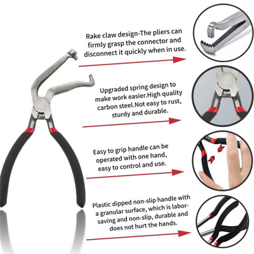 Electrical Disconnect Pliers 60 Degree,Electrical Connector Separator,Electrical Connector Pliers,Electrical Plug Pliers 2