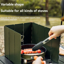 Outdoor Stove Windproof Board Windproof Cover Portable Camping Foldable Windproof Cover Stove Windproof Tol