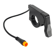 E Bike Mountain Bike Throttle Quick Release Button Electric Accelerator Thumb Throttle M8 Port Throttle Release Handle