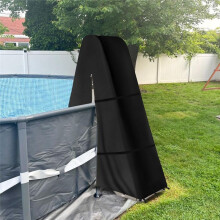 Capa de  para Piscina Externa, Capa Anti-UV Resistente para Piscina de Pátio, Capa de  com Zíper para  de Estrutura A