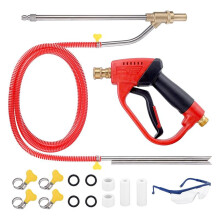 Pressure Washer Sand Kit with Gun, 5000 PSI Sand for Pressure Washer with 4 PCS Replacement Nozzle