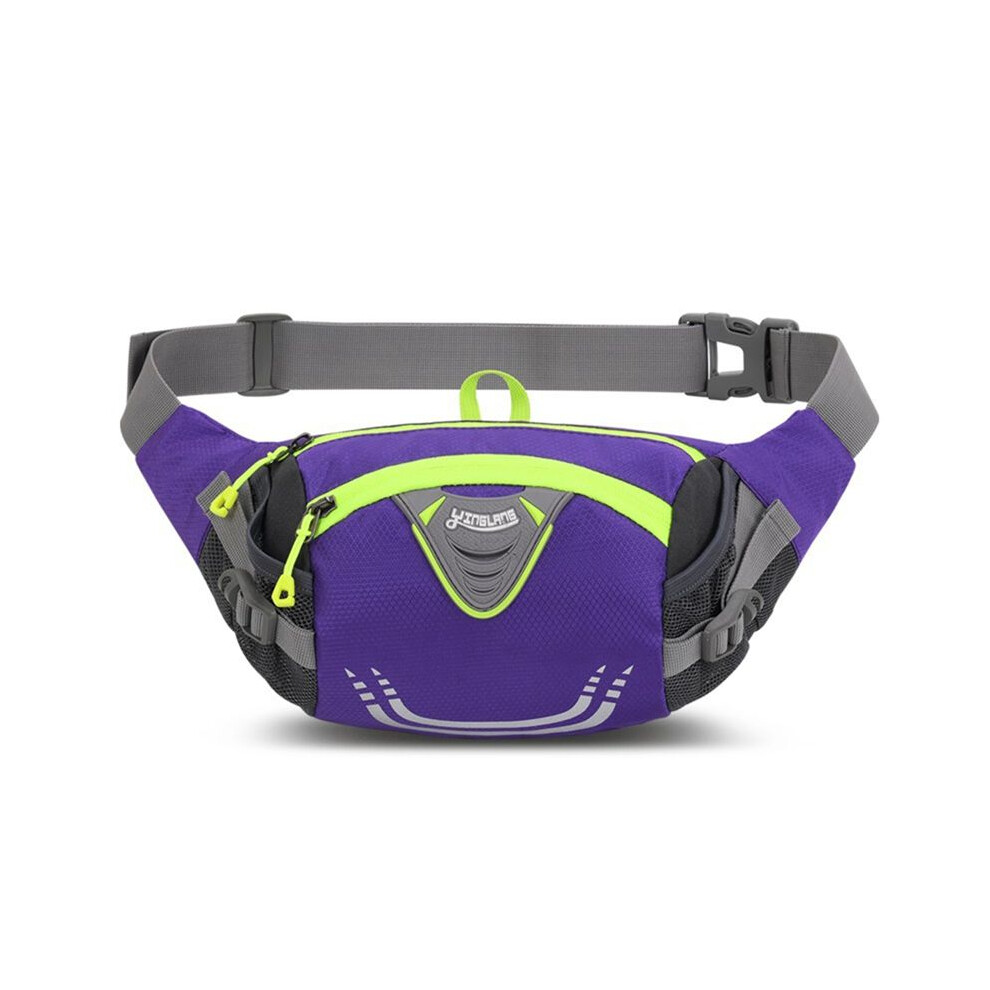 Ying Lang Waterproof Nylon Hiking Fanny Waist Pack Sports Bum Waist Bag Cycling Running Fishing Hiking Waist Bag 6031093242613