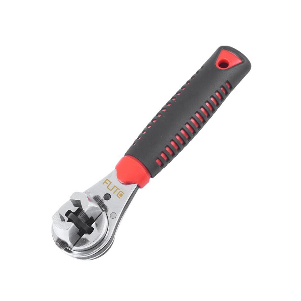 Fute Multifunctional Ratchet Wrench Adjustable Universal Key Torque Spanner Plumbing Pipe Auto Multitool Repairing Tool 6032010306180