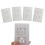 Self-Closing Socket Cover, White Safety Wall Electrical Socket, Matching Screws, for Baby Protection. 2