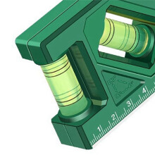 BAOLIAN  Niveau Haute Précision Mesure Horizontale Verticale Règle Métrique Rapporteur Maison Portable Niveau de Poche Magnétique
