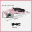 Cordless Scissors Usb Rechargeable Cutter Handheld Fabric Cutter Rechargeable Tool for Carpet Sponge 6