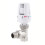 Automatic Thermostatic Radiator Control Valve G1/2 Inch Angle Valve for Floor Heating Copper Radiator 7