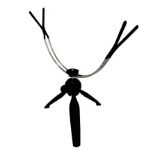 Supporto per Canna da Pesca Sul Ghiaccio A Doppia Testa Rinforzata, Treppiede Pieghevole In Metallo, Design Portatile, Supporto per Canna da Pesca Sul