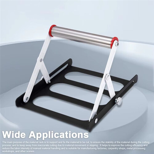 Multifunctional Cutting Machine Material Rack 55-135mm Height Adjustable Tripod Auxiliary Support Bracket Foldable Frame 1