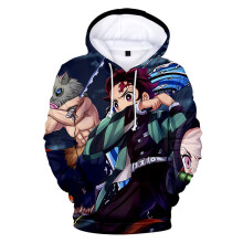 (#3,S)Sweat à capuche imprimé en 3D Demon Slayerkimetsu No Yaiba sweat à capuche manteau pull