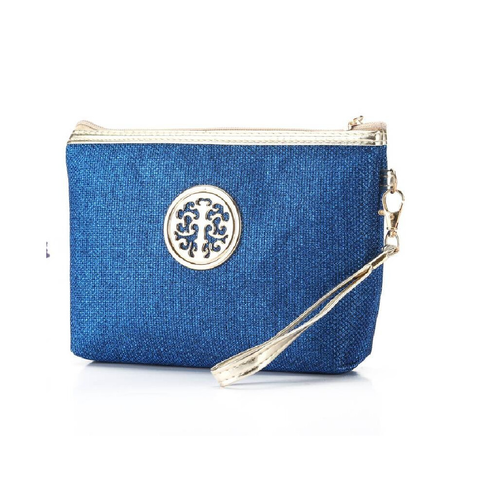 (Blue) Cosmetic Bag Toiletry Multifunction Makeup Storage Pouch Fashion Travel Case