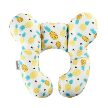 (Pineapple)Oreiller en forme de dessin animé pour enfants chariot de voyage extérieur accessoire de protection du cou bébé