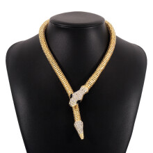 (StyleB) Lock Collar Exquisite Chain Trendy Necklace Pendant With Geometric