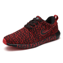 (Red, EU41) Womans Mens Outdoor Sneakers Breathable Casual Sports Running Athletic Shoes