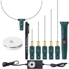 Hot Wire Foam Cutter Kit med Temperaturkontroll, 100-240V/24W Elektrisk Skärning för Art EVA Foam Carving (Storbritannien)