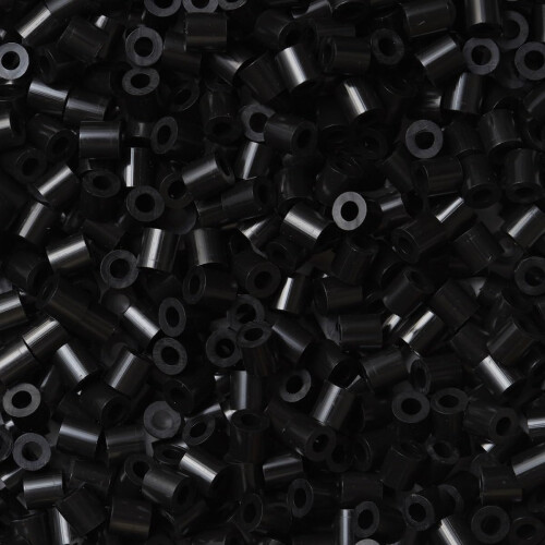 Hama Hama 207-18 Beads - Black (1000 Midi Beads) 1