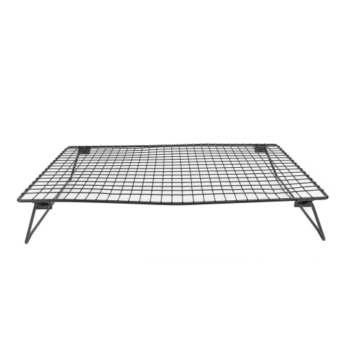 Compact Black Multifunctional Cooling Rack