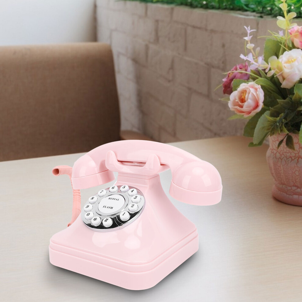 Vintage Rotary Dial Landline Phone Clear Voice Storage Retro Corded Telephone 7891390862575