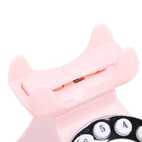Telefono retrò a disco con memoria dei numeri, cablato 2