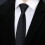 (Black Hand)Stripes Pattern Tie Men Polyester Stylish Accessories For Occasion Special 1