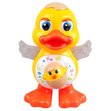 Electric Dancing Duck Toy Interactive Musical Animal with Flashing Lights Educational Gift for Kids No Battery