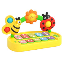 Baby Colorful Insect Musical Instrument - Baby Early Education Electronic Piano Toy for Boys and Girls No Battery