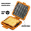 Microwave Sandwich Maker, Dishwasher Safe, No Electricity Needed, Fast and Safe Toasting (Orange) 4