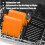 Microwave Sandwich Maker, Dishwasher Safe, No Electricity Needed, Fast and Safe Toasting (Orange) 5