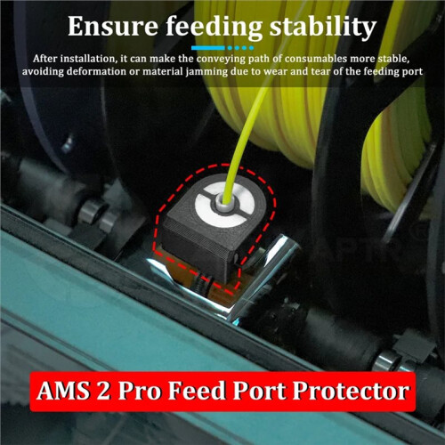 P2S/H2D/H2S Feed Port Protector for  AMS 2 Pro, ABS High-Temperature Resistance 2