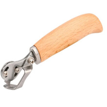 Leather Trimming Knife Cutting Handmade DIY Leather Making Tool Straight Arc Trimming Hand Tool Knife