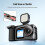 Camera Cage for  Action 5 Pro 4 3, Aluminum Protective Cage with Cold Shoe, 1/4" Thread and Screen Covers 7