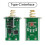 2Pcs 3-4.2V Electric Torch LED Circuit Board Type-C Charging Electron Plate DIY LED Light Accessories 5