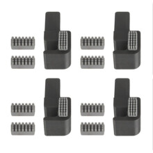 4set Silicone Brush Nozzles Wiper Mounted Scrubbers Print Cleaner Printer Wiping for P2S 3D Printer