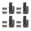 4set Silicone Brush Nozzles Wiper Mounted Scrubbers Print  Cleaner Printer  Wiping for  P2S 3D Printer 1