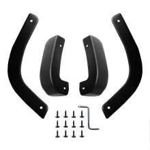 4pcs Front and Rear Mud Guard Set Mud Flap Delete for Chevy Silverado 2019-2025,Mud Guards for Silverado 1500