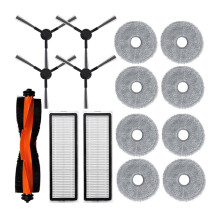 For Robot Vacuum X20 Max / D109GL Parts Main Side Brush Hepa Filter Mop Cloth Replacement Accessories