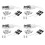 4 Pack 12001676 Surface Burner Terminal Receptacle Block Kit for Ken.More May.Tag, Replacement Part 1