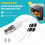 4 Pack 12001676 Surface Burner Terminal Receptacle Block Kit for Ken.More May.Tag, Replacement Part 4