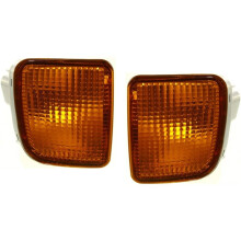 2pcs 81520-04010 81510-04010 Reflector Light Fog Lamp Red Front Bumper Fog Light for TACOMA 1998 1999 2000