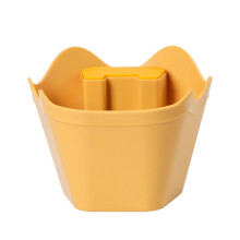 Coffee Grounds Bucket Polygons Espresso Grounds Dump Bin Multipurpose Espresso Disposal Bucket for Home/Office Yellow